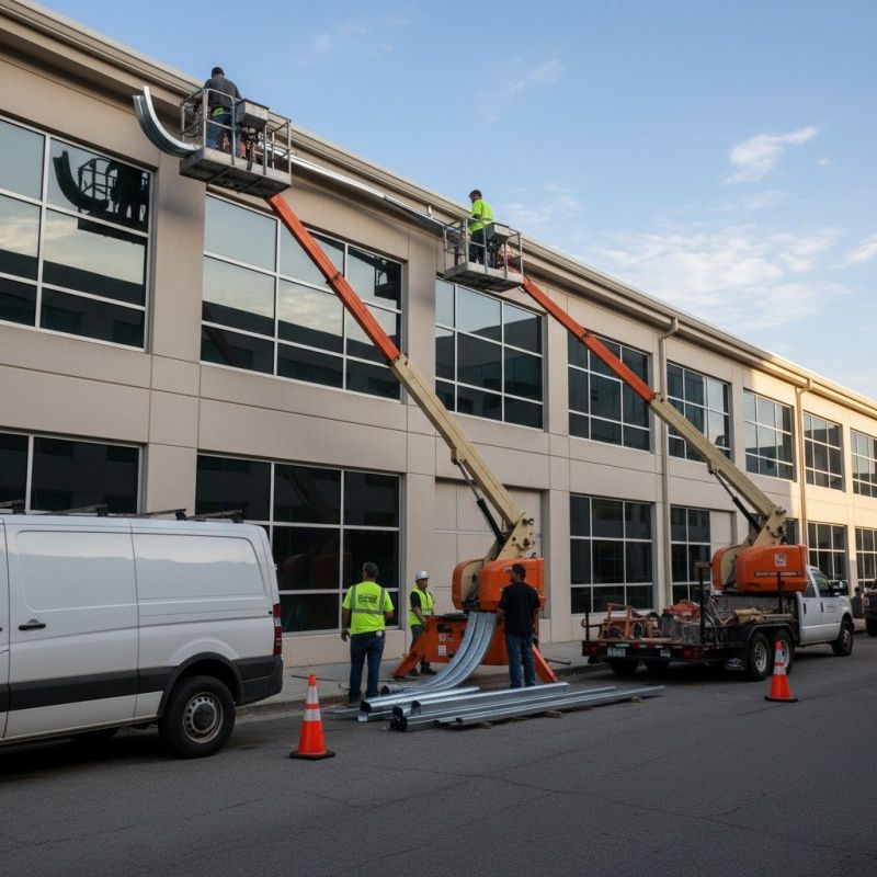 Commercial Gutter Cleaning detail